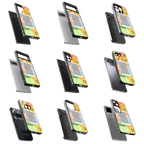 Polaroid Personalised Glass Phone Case