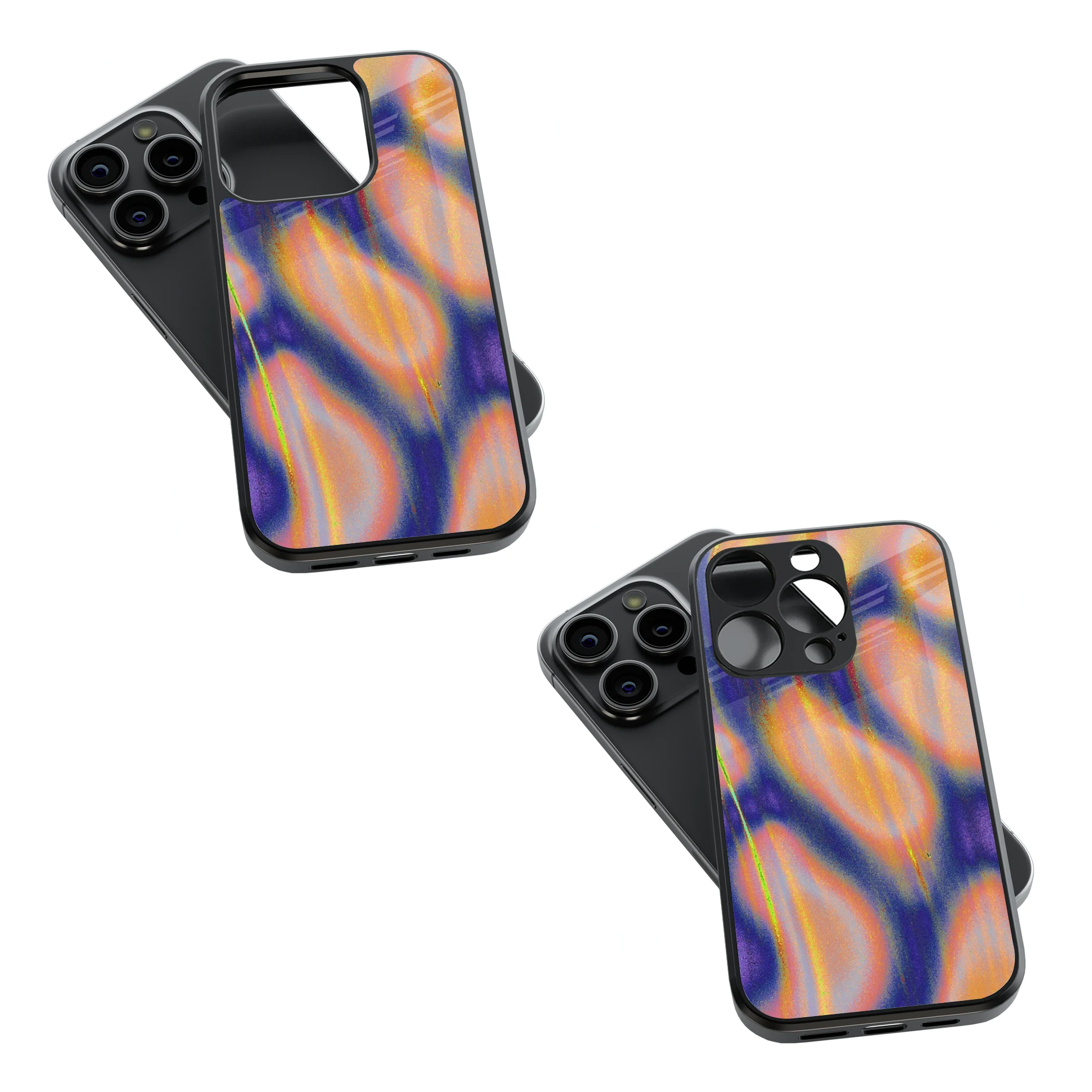 Trendy Glass Back Mobile Case for iPhone, Samsung, Redmi, OnePlus, Google Pixel, Motorola