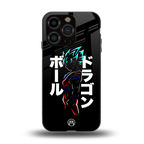 super saiyan back phone cover | glass case for iphone 13 pro