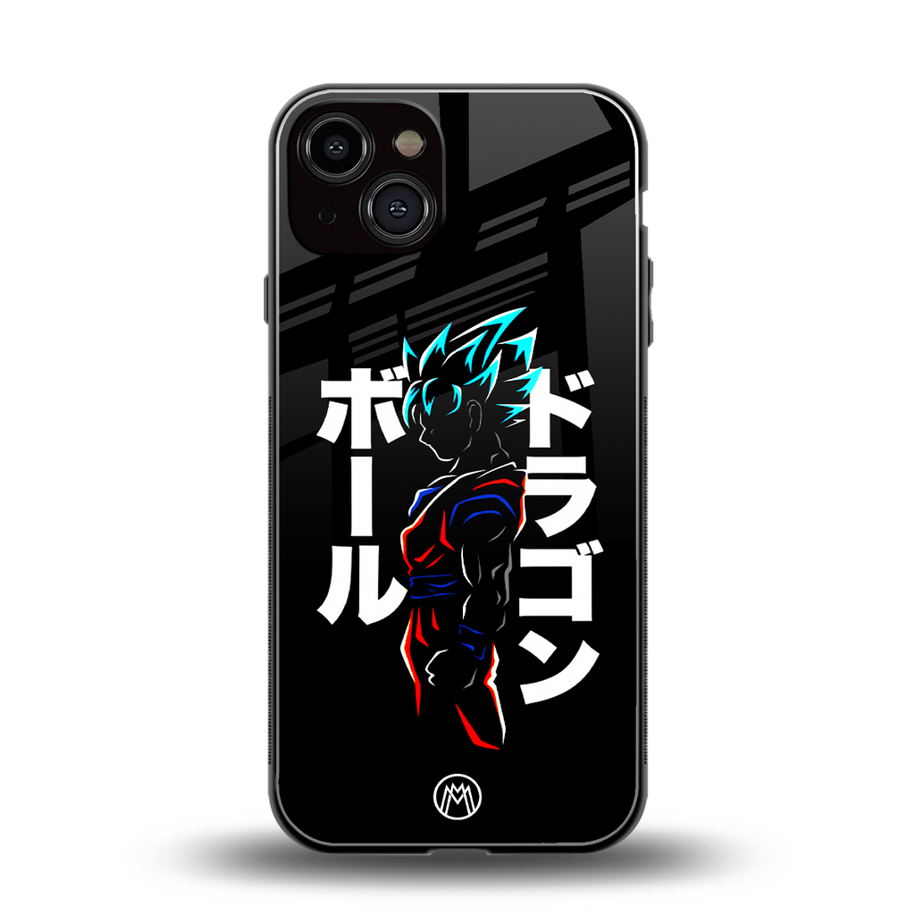 super saiyan back phone cover | glass case for iphone 13