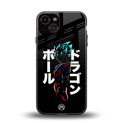 super saiyan back phone cover | glass case for iphone 13