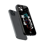 super saiyan back phone cover | glass case for iphone 15 plus
