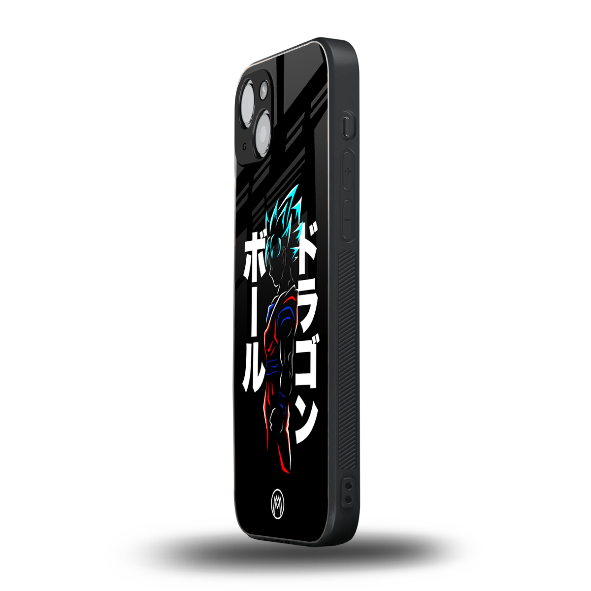 super saiyan back phone cover | glass case for iphone 14 plus