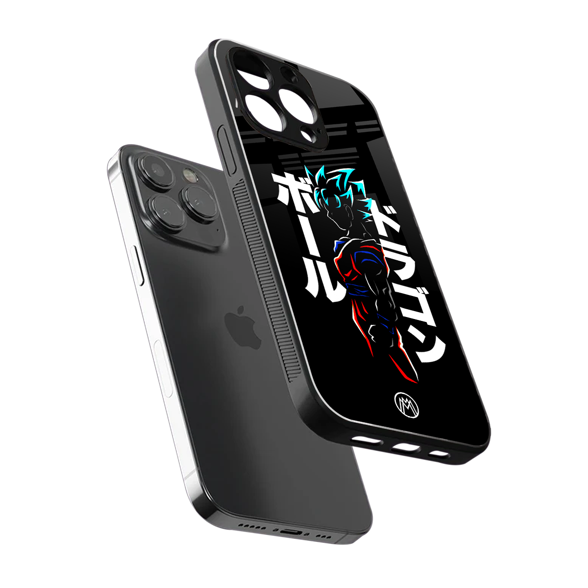 super saiyan back phone cover | glass case for iphone 14 pro max