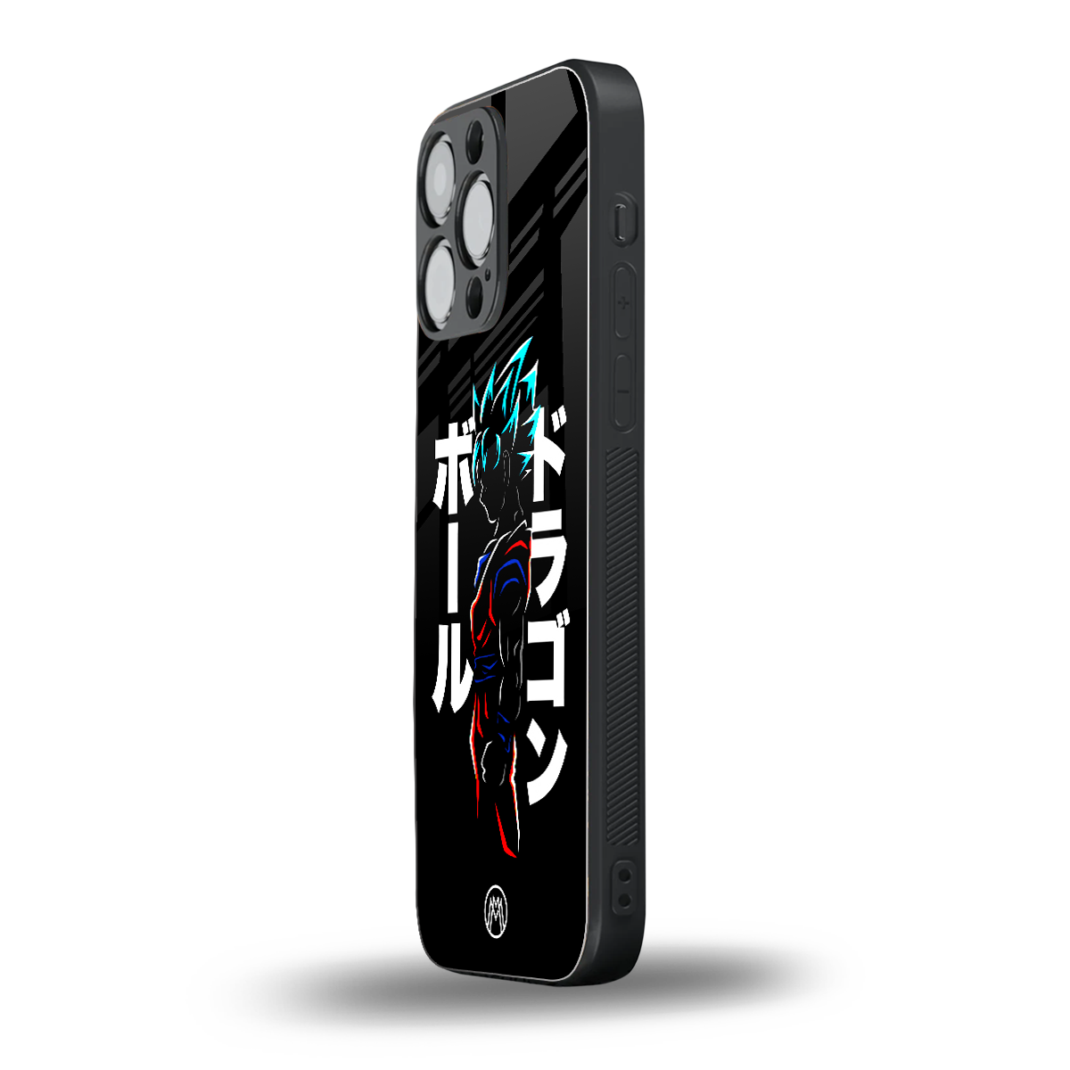 super saiyan back phone cover | glass case for iphone 14 pro max