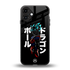 super saiyan back phone cover | glass case for iphone 16 plus