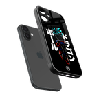 super saiyan back phone cover | glass case for iphone 16 plus