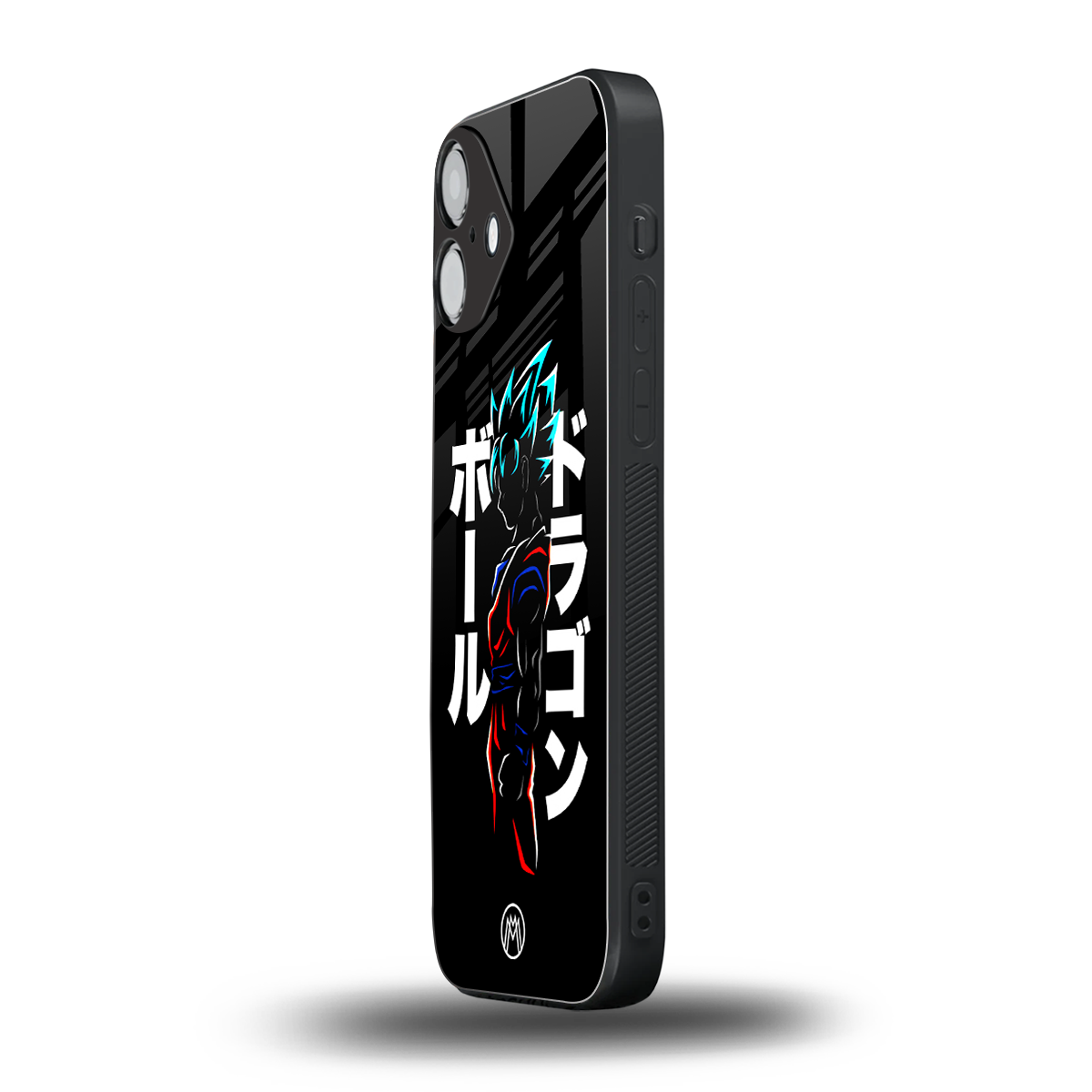 super saiyan back phone cover | glass case for iphone 16 plus