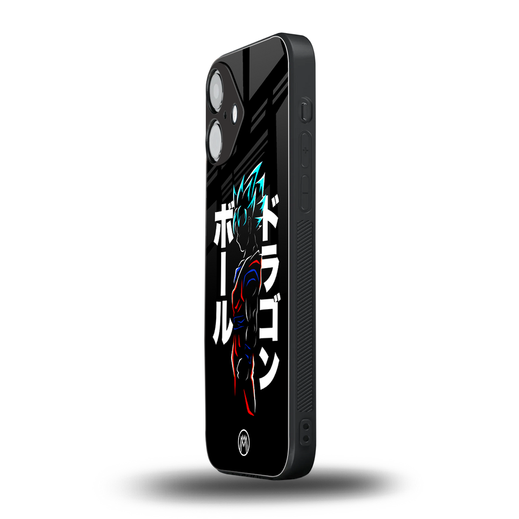 super saiyan back phone cover | glass case for iphone 16
