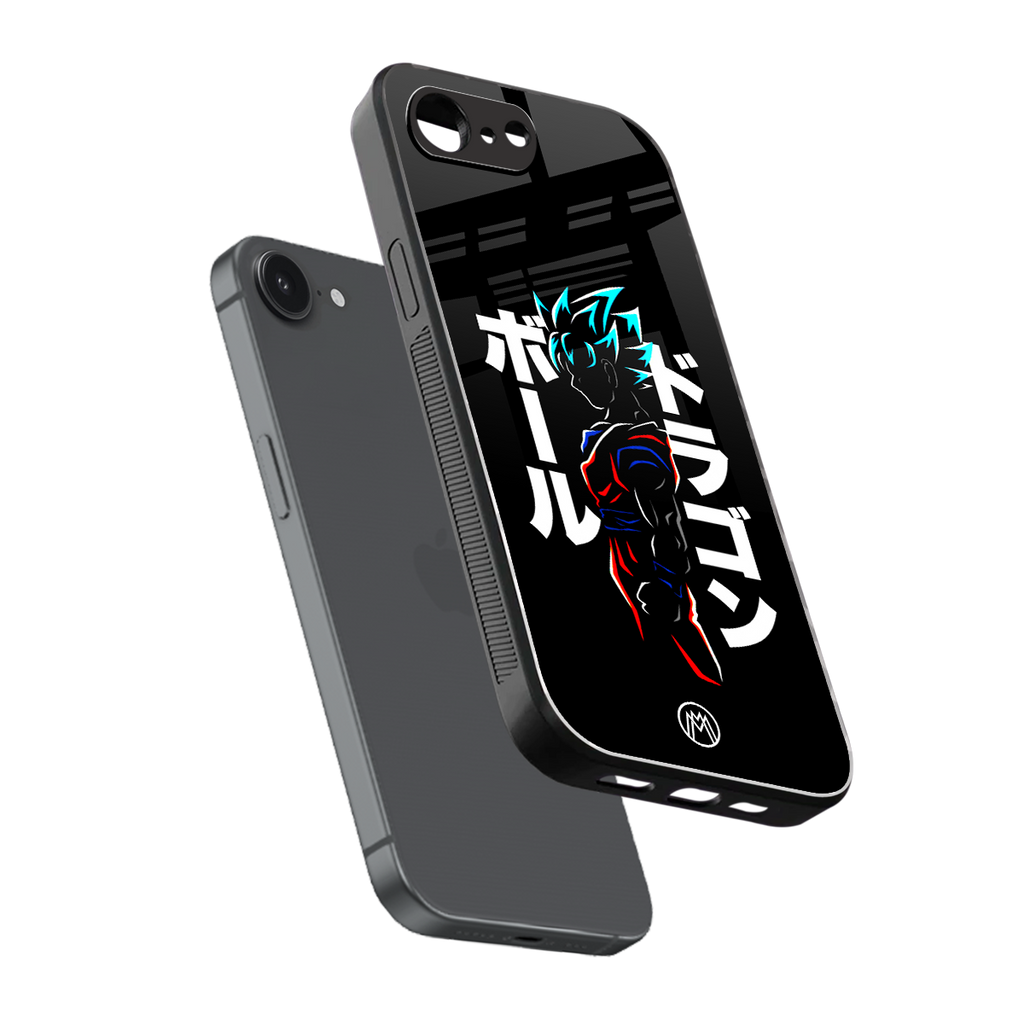 super saiyan back phone cover | glass case for iphone 16e
