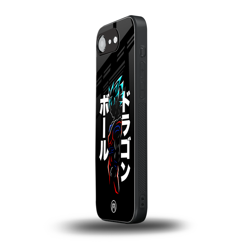 super saiyan back phone cover | glass case for iphone 16e