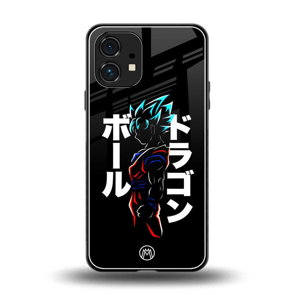 super saiyan back phone cover | glass case for nothing phone 1