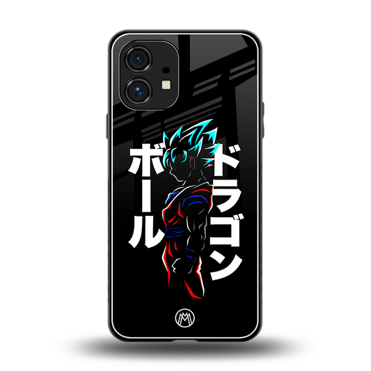 super saiyan back phone cover | glass case for nothing phone 1