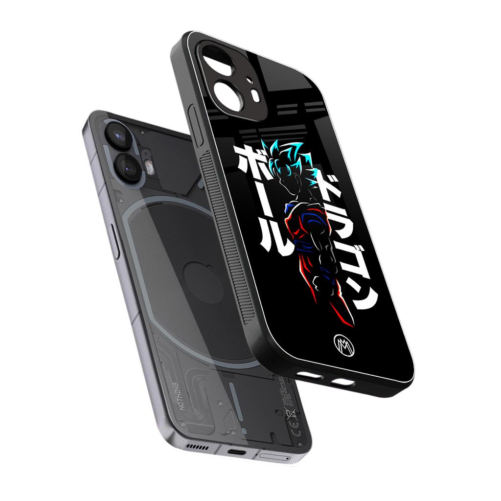 super saiyan back phone cover | glass case for nothing phone 2