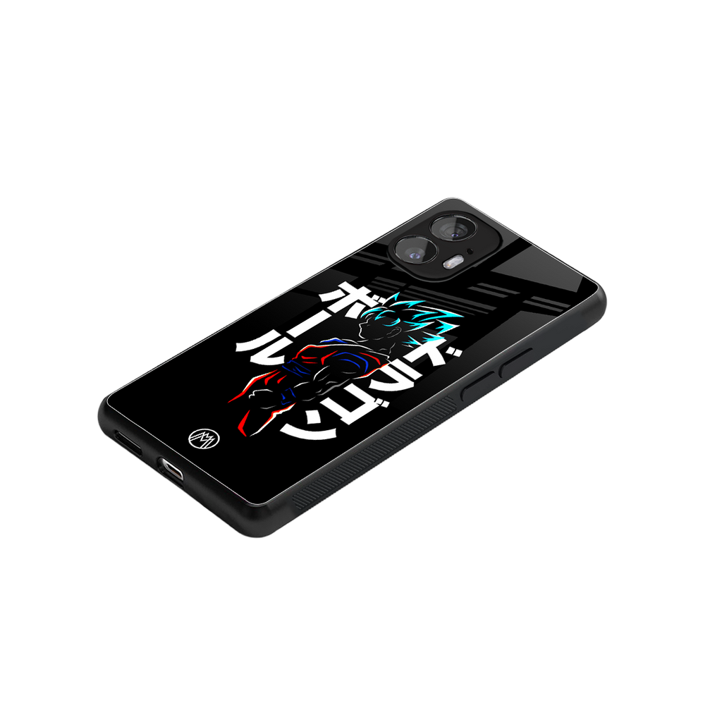 super saiyan back phone cover | glass case for nothing phone 2