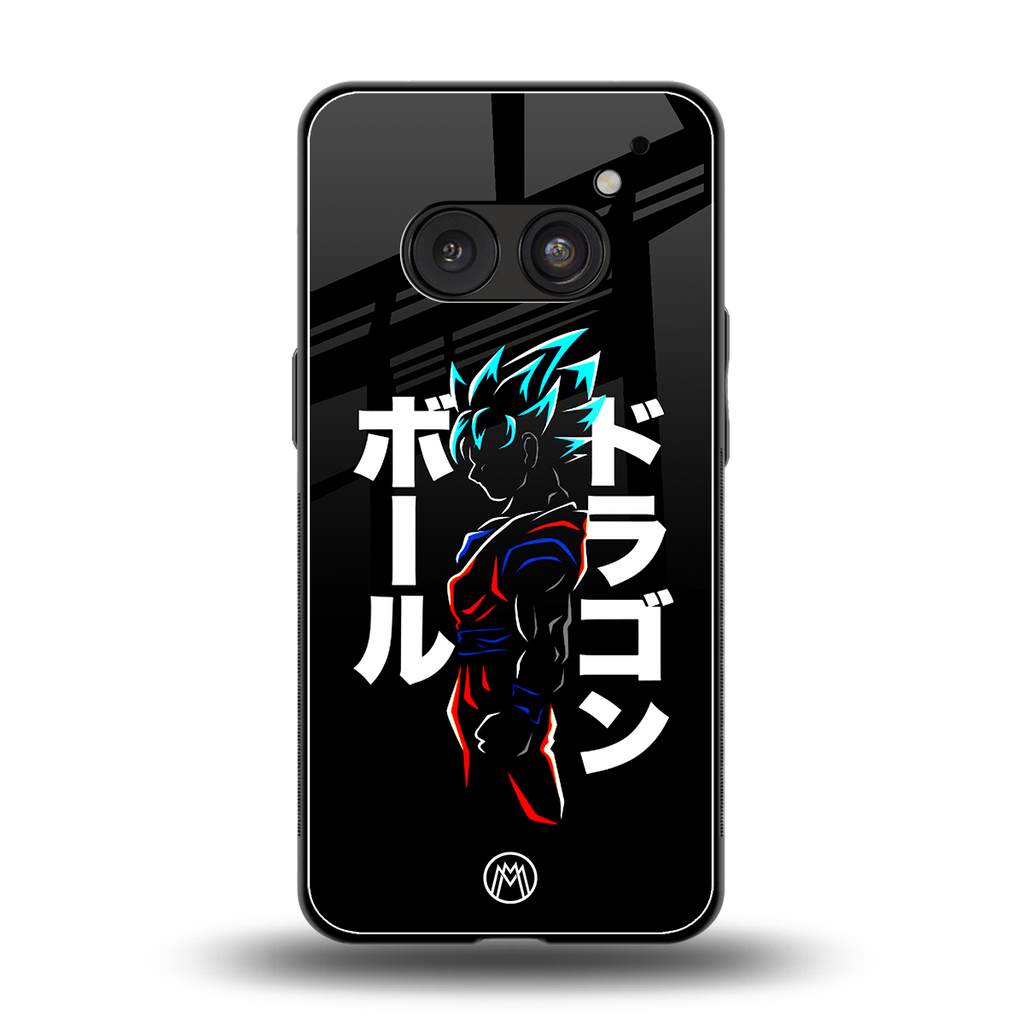 super saiyan back phone cover | glass case for nothing phone 2a