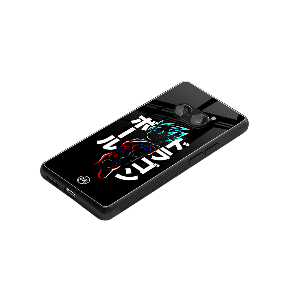 super saiyan back phone cover | glass case for nothing phone 2a