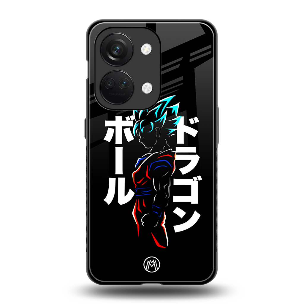 super saiyan back phone cover | glass case for oneplus nord 3