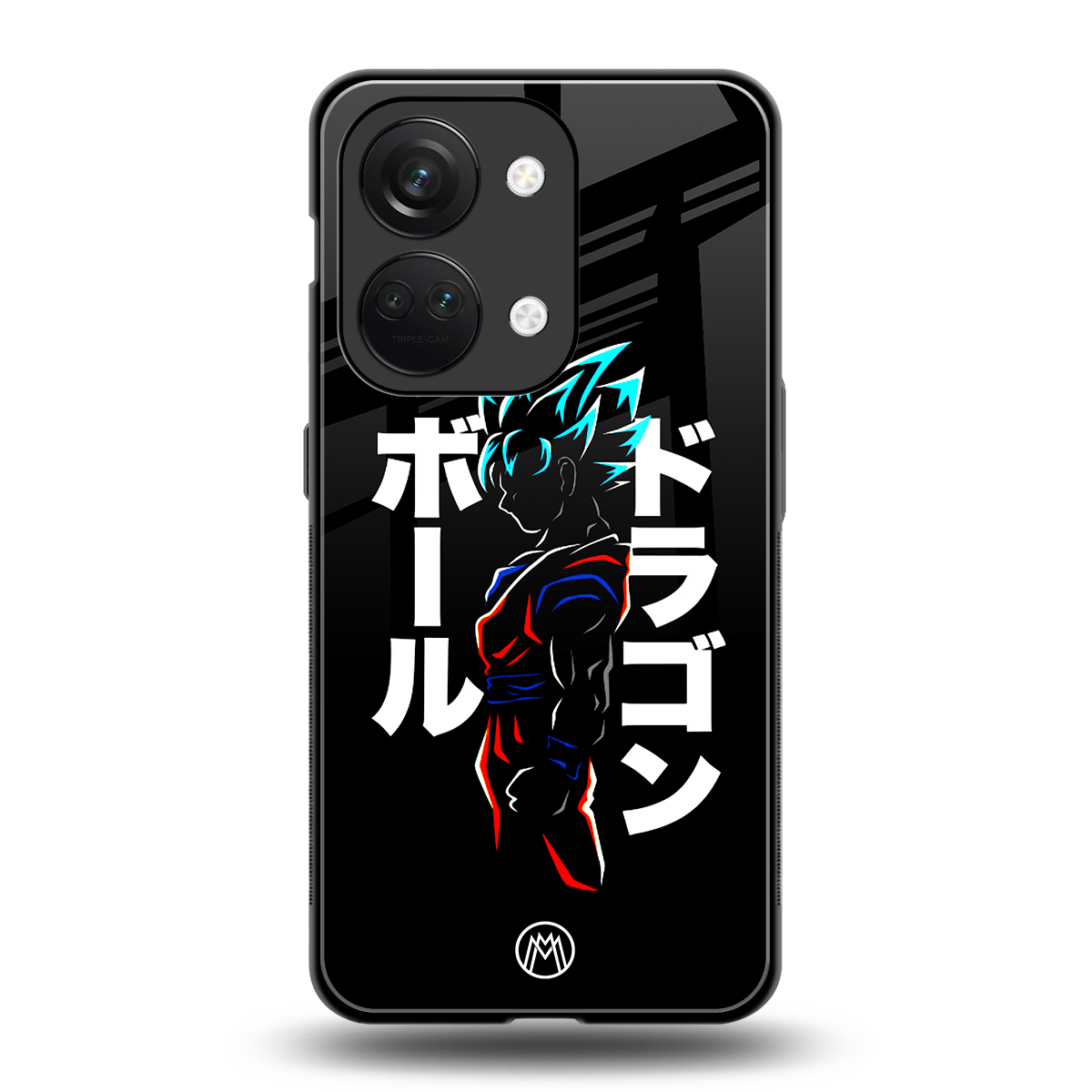 super saiyan back phone cover | glass case for oneplus nord 3