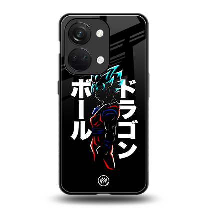 super saiyan back phone cover | glass case for oneplus nord 3