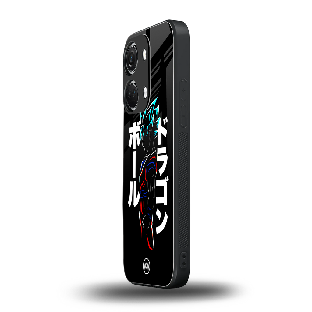 super saiyan back phone cover | glass case for oneplus nord 3