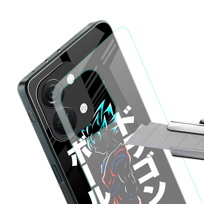 super saiyan back phone cover | glass case for oneplus nord 3