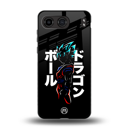 super saiyan back phone cover | glass case for oneplus nord 4