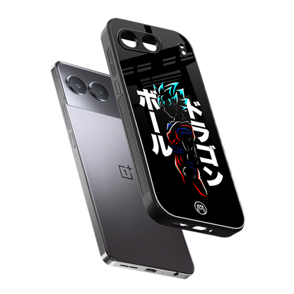 super saiyan back phone cover | glass case for oneplus nord 4