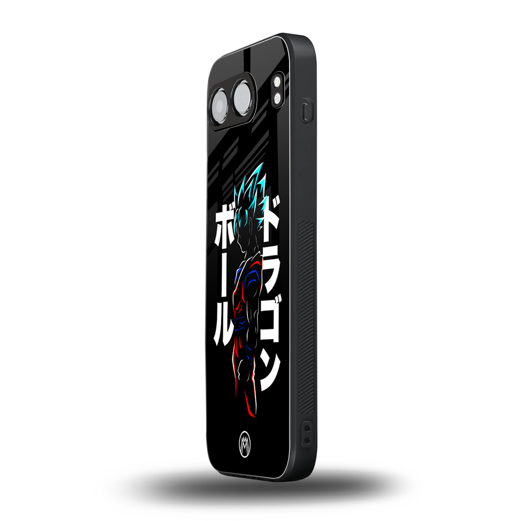 super saiyan back phone cover | glass case for oneplus nord 4