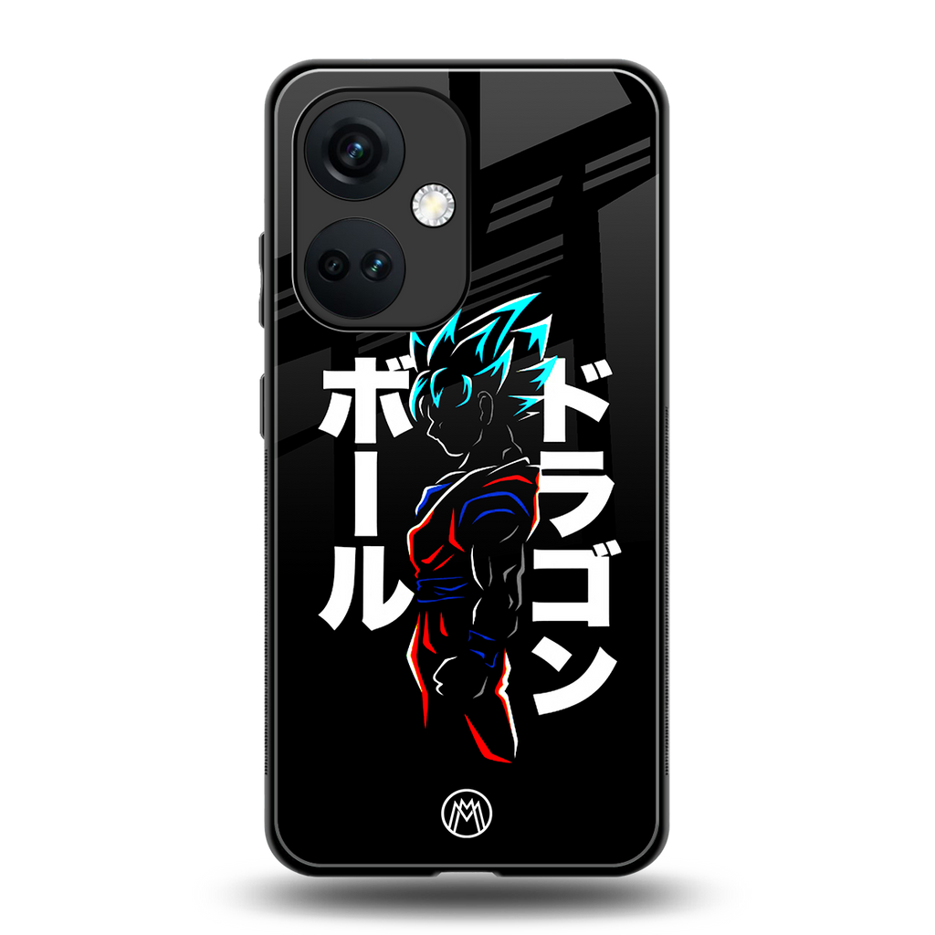 super saiyan back phone cover | glass case for oneplus nord ce 3