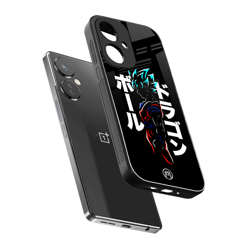 super saiyan back phone cover | glass case for oneplus nord ce 3