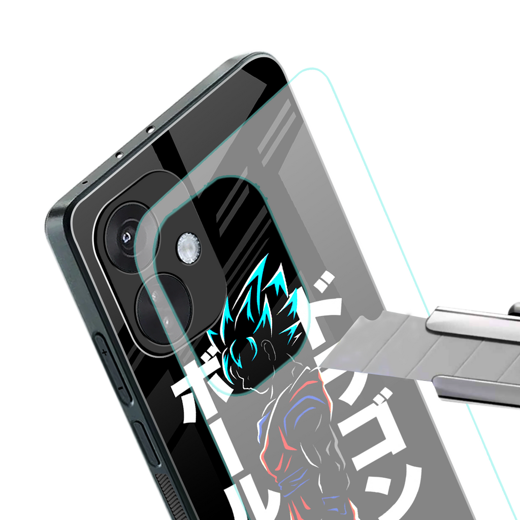 super saiyan back phone cover | glass case for oneplus nord ce 3