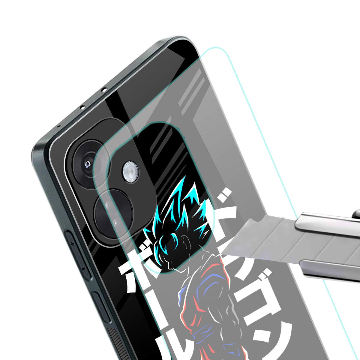 super saiyan back phone cover | glass case for oneplus nord ce 3
