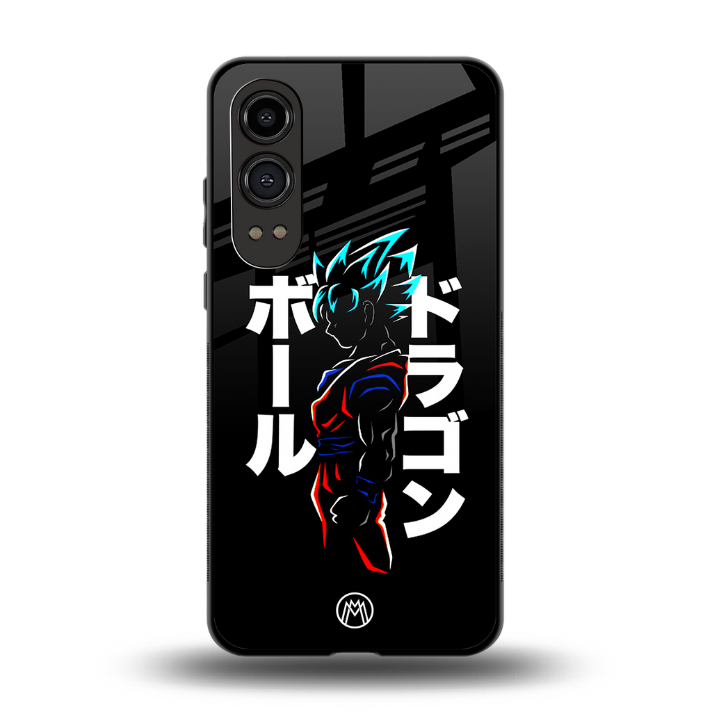 super saiyan back phone cover | glass case for oneplus nord ce 4 lite