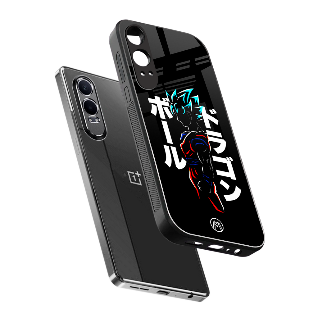 super saiyan back phone cover | glass case for oneplus nord ce 4 lite