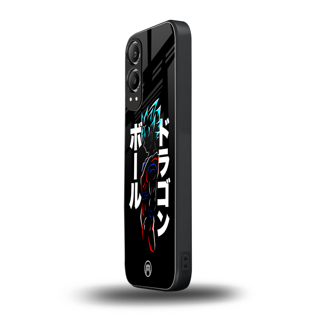 super saiyan back phone cover | glass case for oneplus nord ce 4 lite