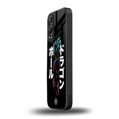 super saiyan back phone cover | glass case for oneplus nord ce 4 lite