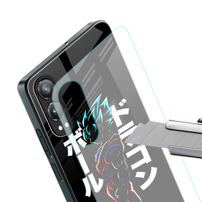 super saiyan back phone cover | glass case for oneplus nord ce 4 lite