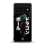 super saiyan back phone cover | glass case for google pixel 6 pro