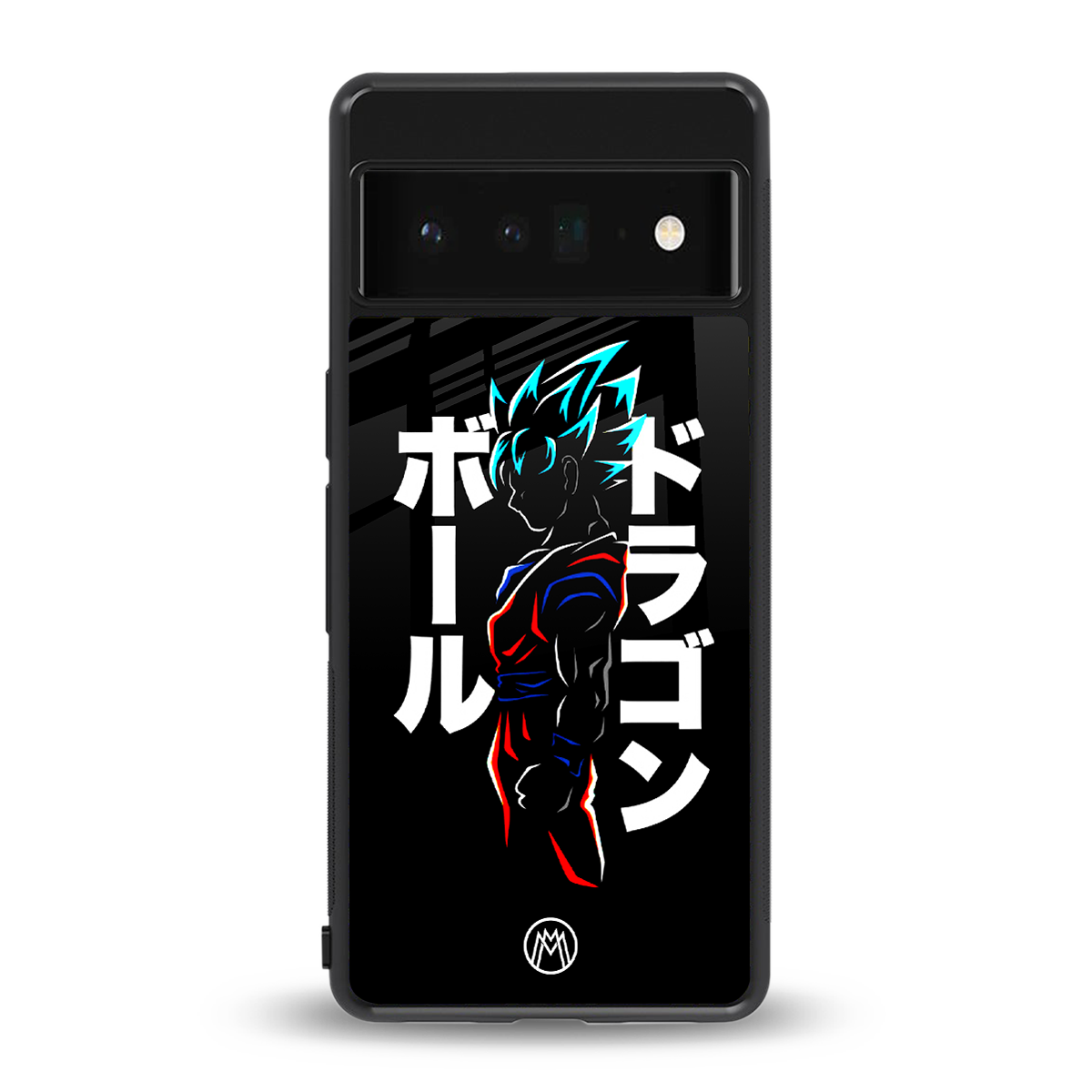 super saiyan back phone cover | glass case for google pixel 6 pro