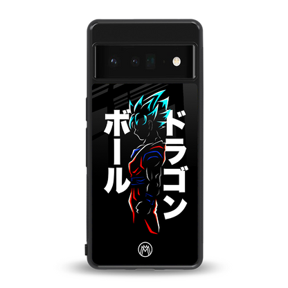 super saiyan back phone cover | glass case for google pixel 6 pro