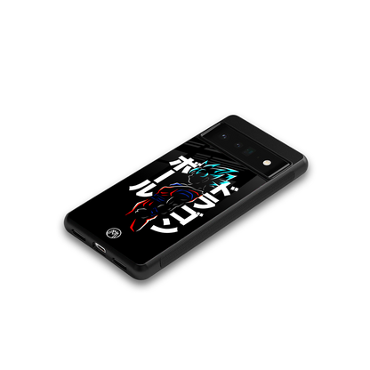 super saiyan back phone cover | glass case for google pixel 6 pro