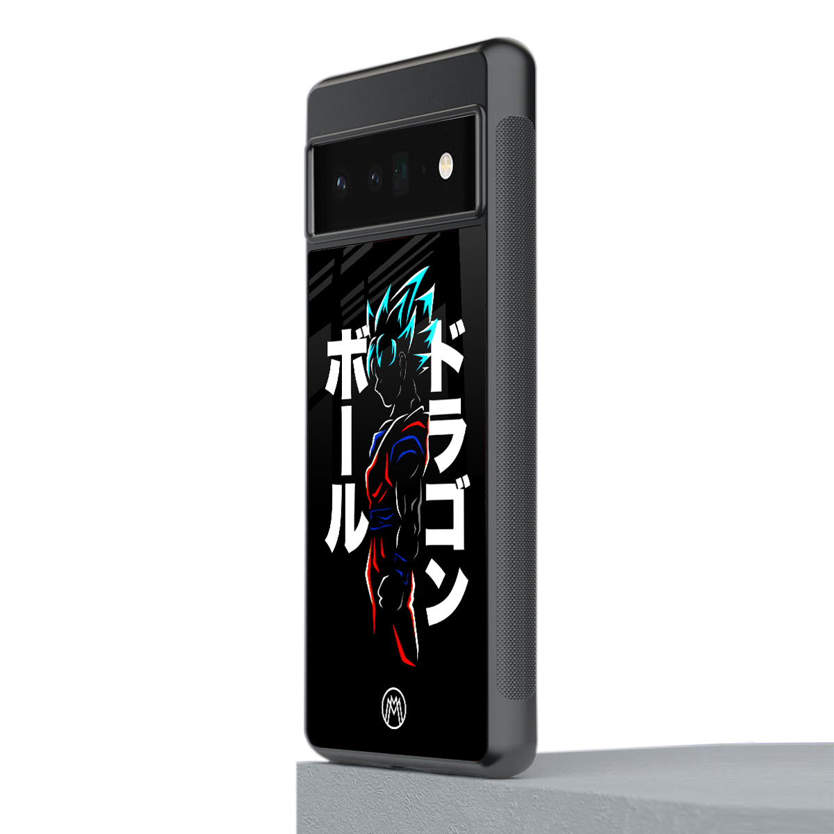 super saiyan back phone cover | glass case for google pixel 6 pro