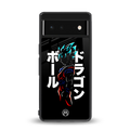 super saiyan back phone cover | glass case for google pixel 6