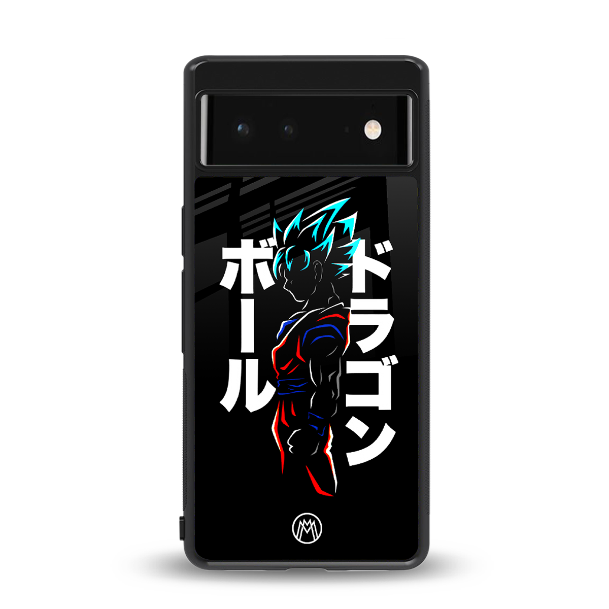 super saiyan back phone cover | glass case for google pixel 6