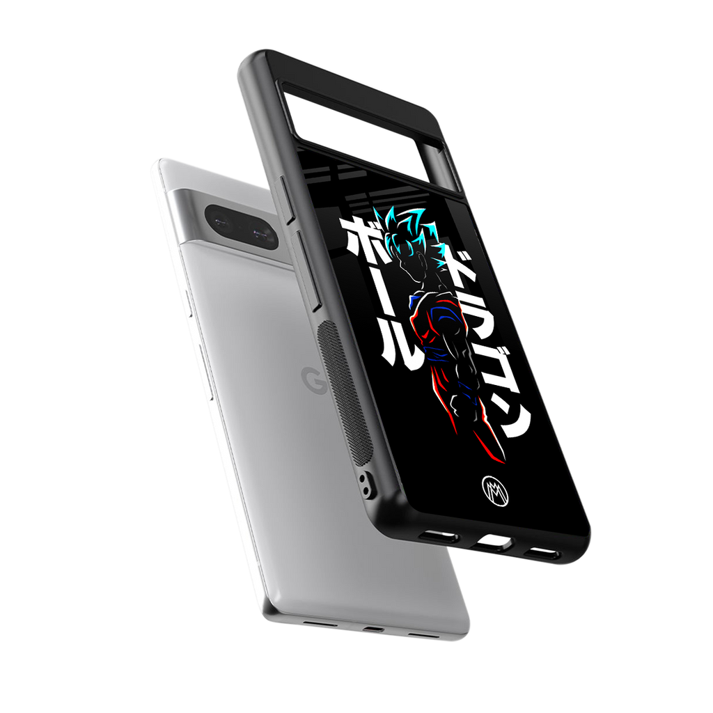 super saiyan back phone cover | glass case for Google Pixel 7
