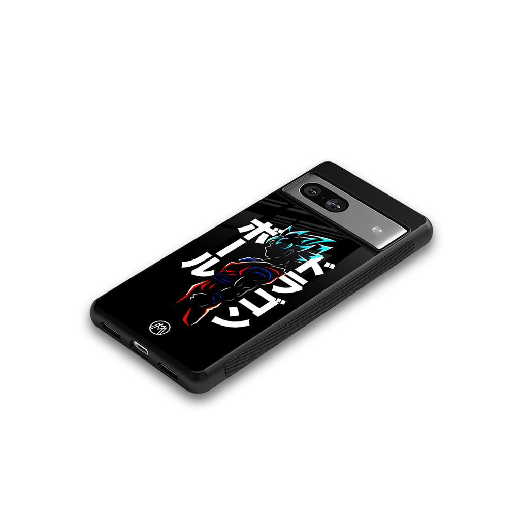 super saiyan back phone cover | glass case for Google Pixel 7