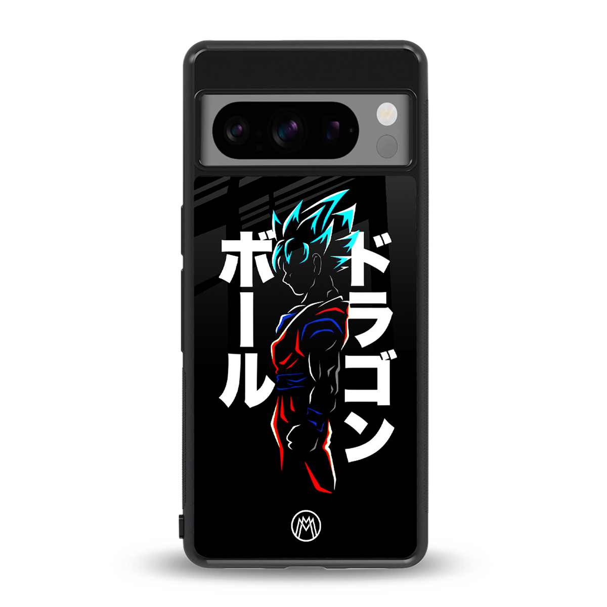 super saiyan back phone cover | glass case for google pixel 8 pro