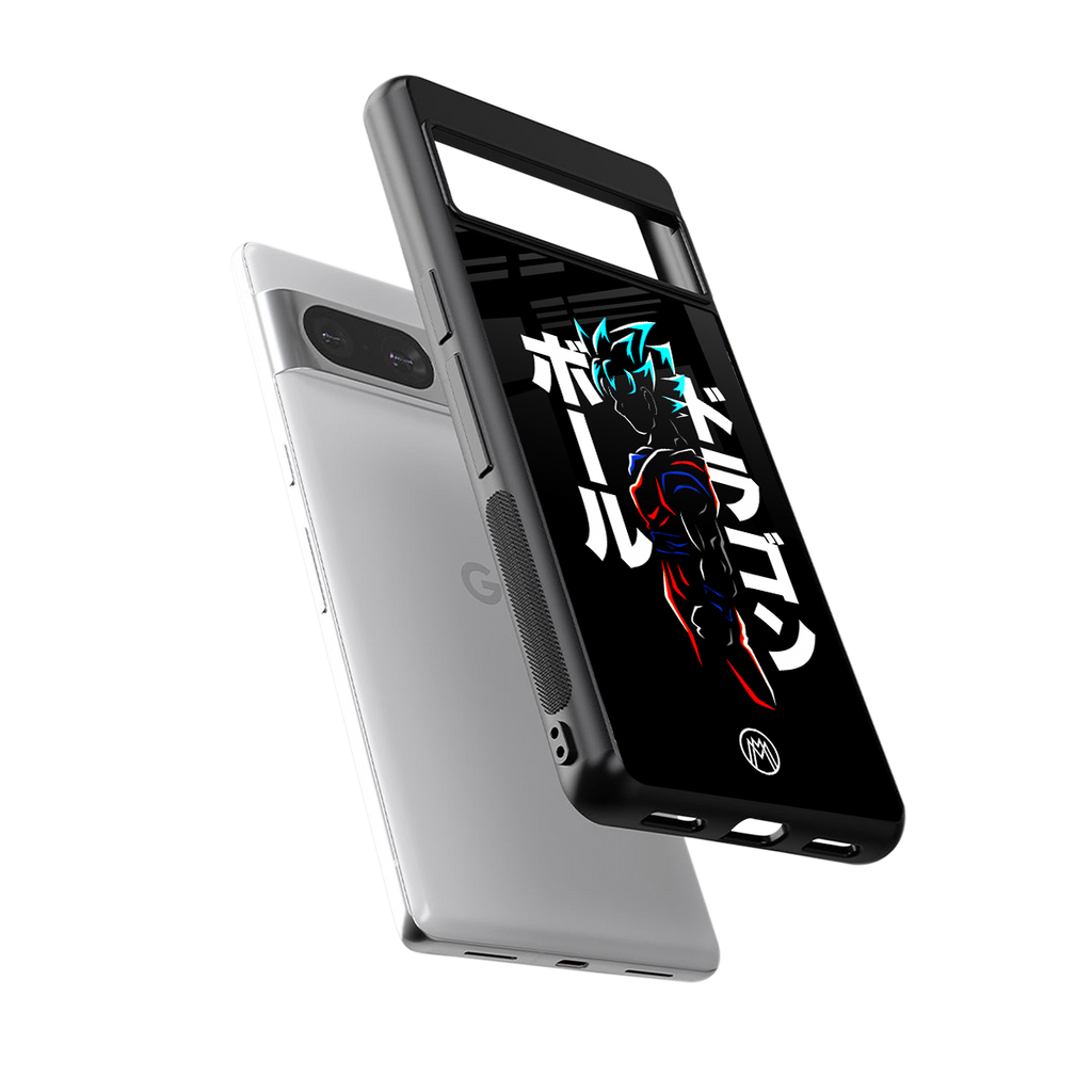 super saiyan back phone cover | glass case for Google Pixel 8