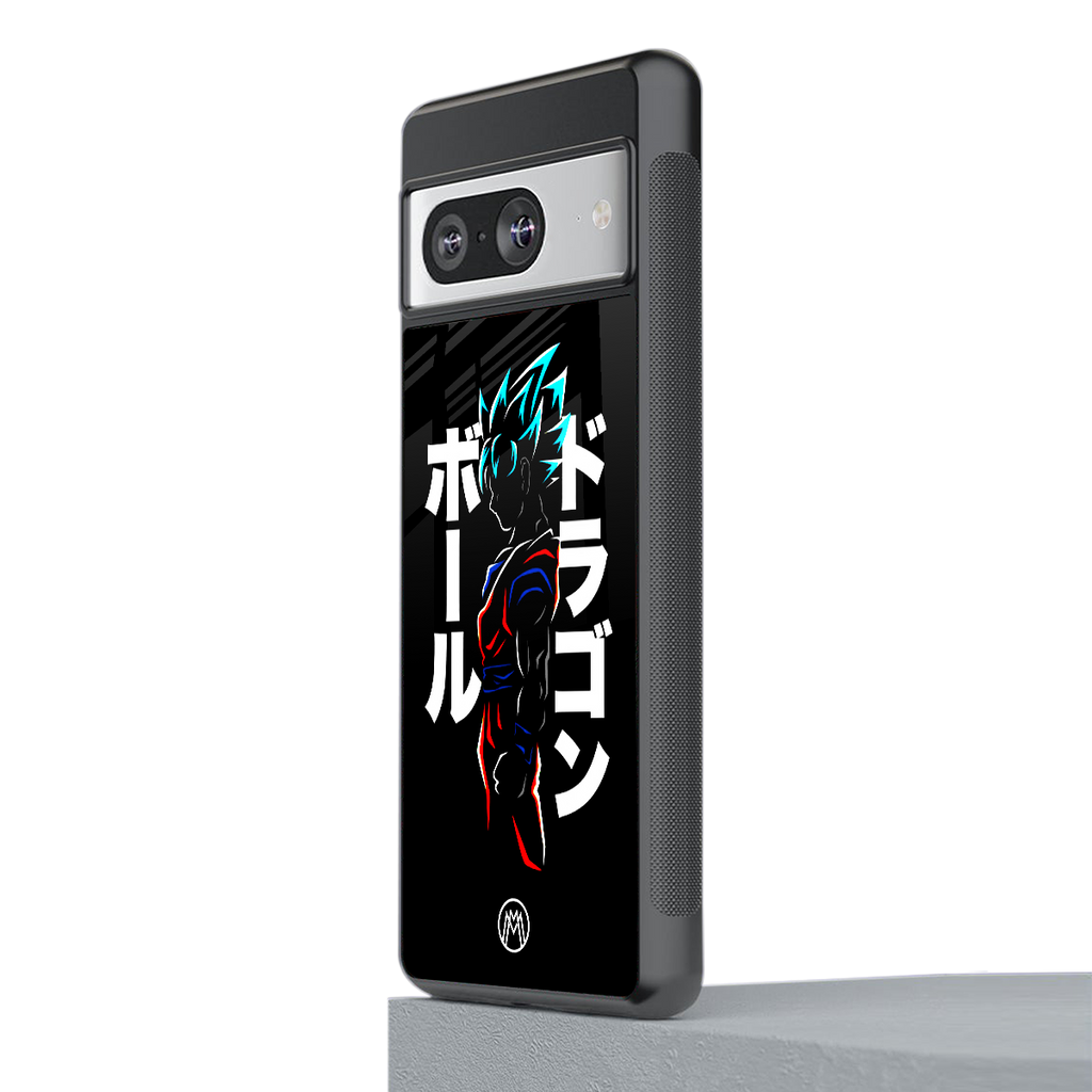 super saiyan back phone cover | glass case for Google Pixel 8
